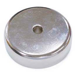 Pot Cap Neodymium Φ60mmXΦ8.5mmX15mm/M8 Countersunk