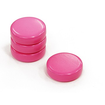Colour Magnet Φ24.6mmX7mm Pink