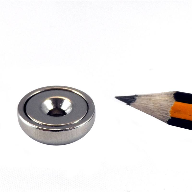 Pot Cap Neodymium Φ16mmXΦ3.5mmX5mm/M3 Countersunk