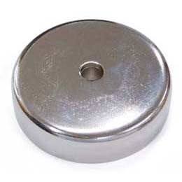 Pot Cap Neodymium Φ75mmXΦ10.5mmX18mm/M10 Countersunk