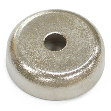 Pot Cap Neodymium Φ16mmXΦ3.5mmX5mm/M3 Cylindrical borehole