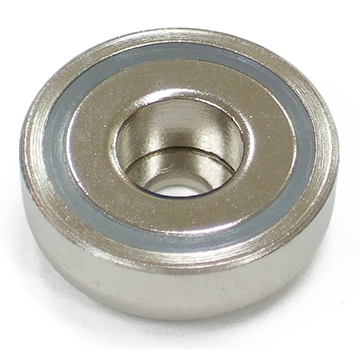 Pot Cap Neodymium Φ20mmXΦ4.5mmX7mm/M4 Cylindrical borehole