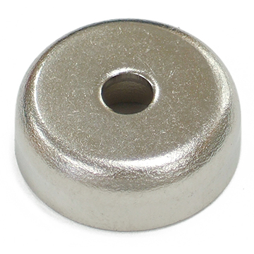 Pot Cap Neodymium Φ20mmXΦ4.5mmX7mm/M4 Cylindrical borehole