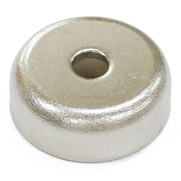 Pot Cap Neodymium Φ25mmXΦ5.5mmX8mm/M5 Cylindrical borehole