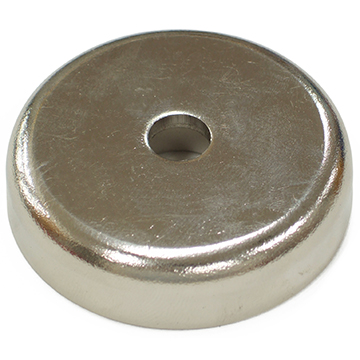 Pot Cap Neodymium Φ48mmXΦ8.5mmX11.5mm/M8 Cylindrical borehole