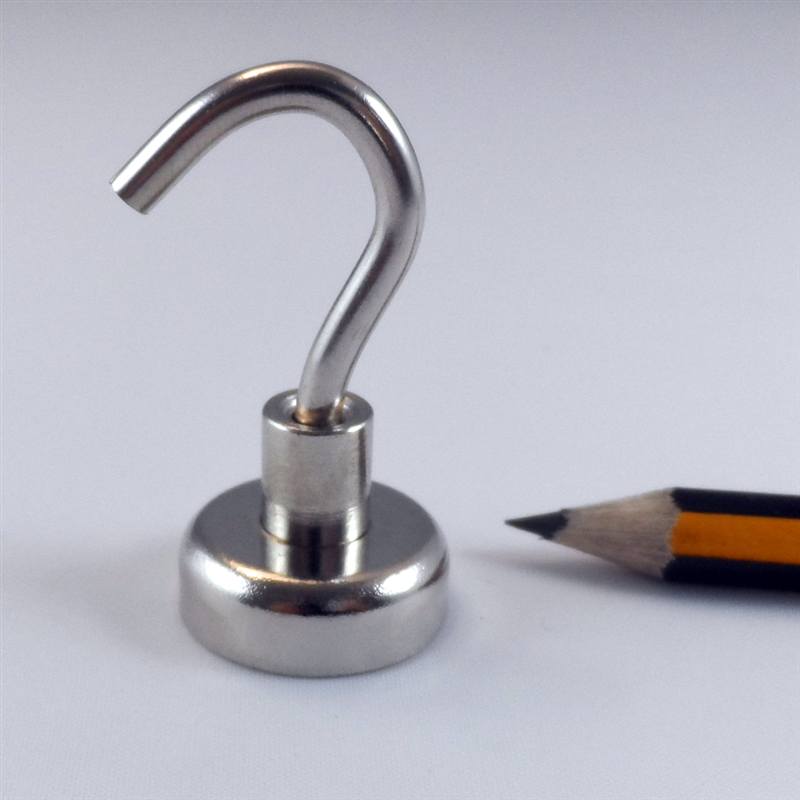 Pot Cap Neodymium Φ20mmX7mm Hook