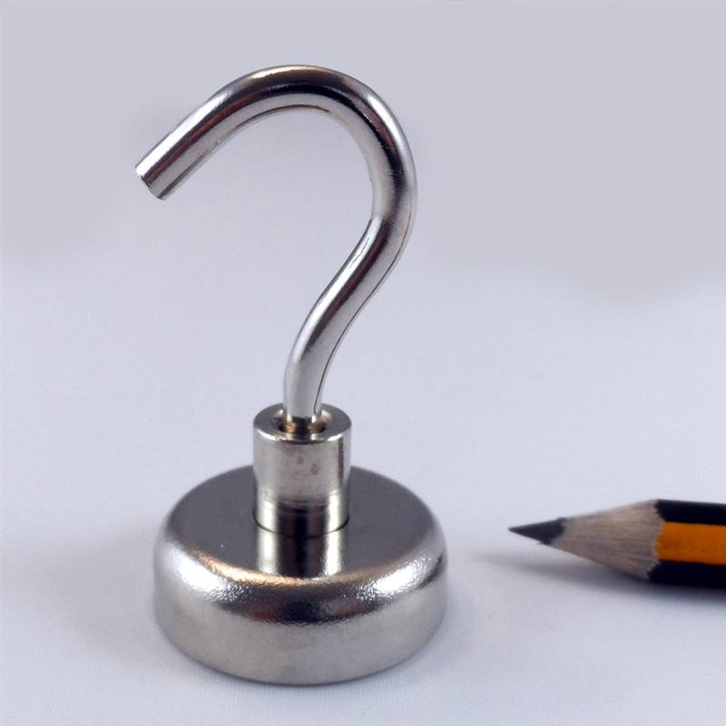 Pot Cap Neodymium Φ25mmX8mm Hook