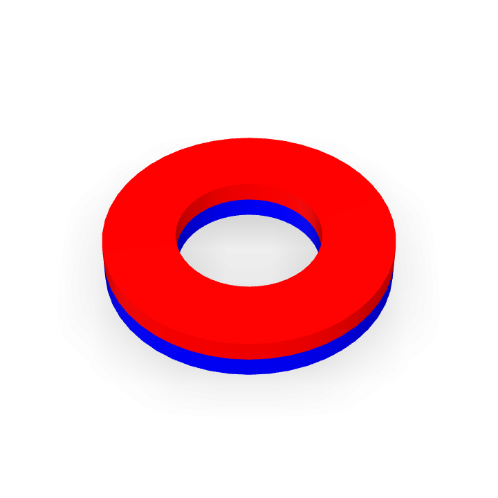 Anisotropic Ferrite Φ20mmXΦ10mmX3mm