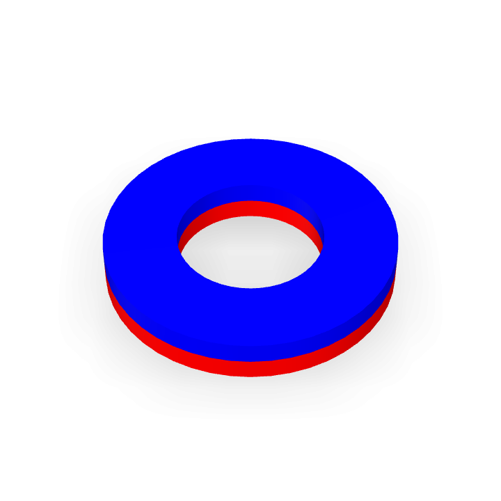 Anisotropic Ferrite Φ20mmXΦ10mmX3mm