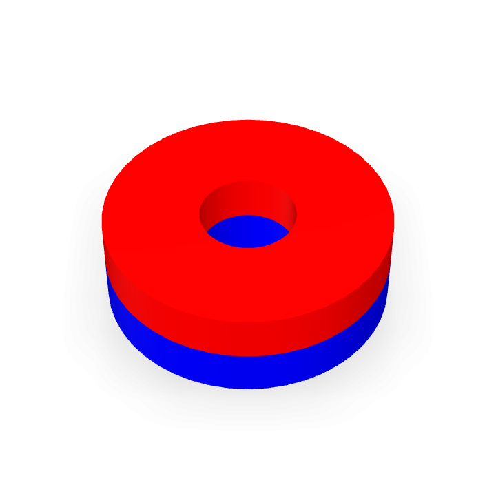 Anisotropic Ferrite Φ30mmXΦ10mmX10mm