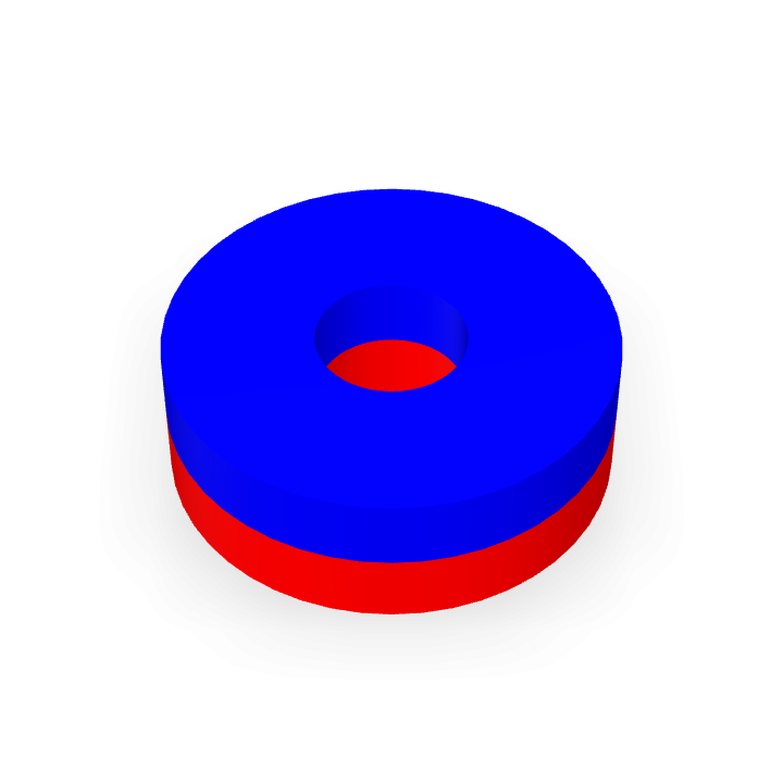 Anisotropic Ferrite Φ30mmXΦ10mmX10mm