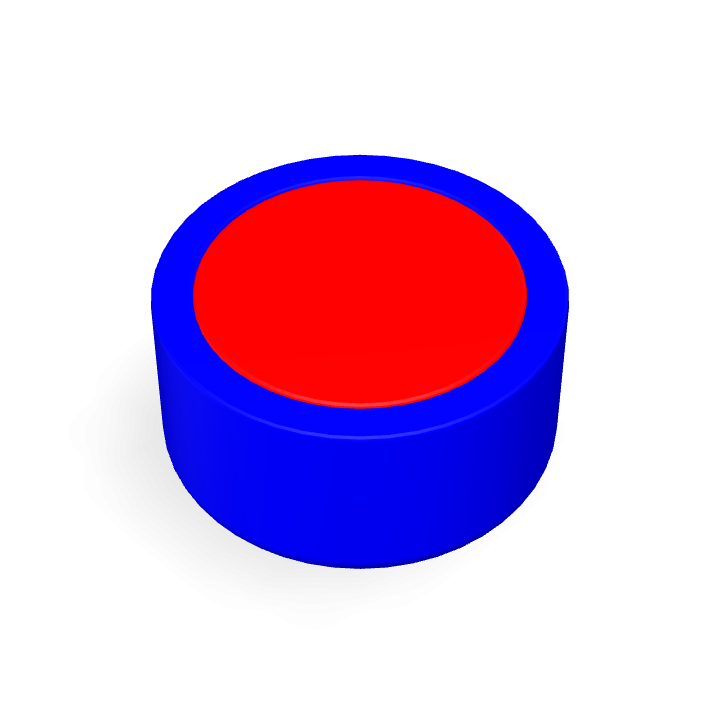 Pot Cap Neodymium Φ10mmX5mm