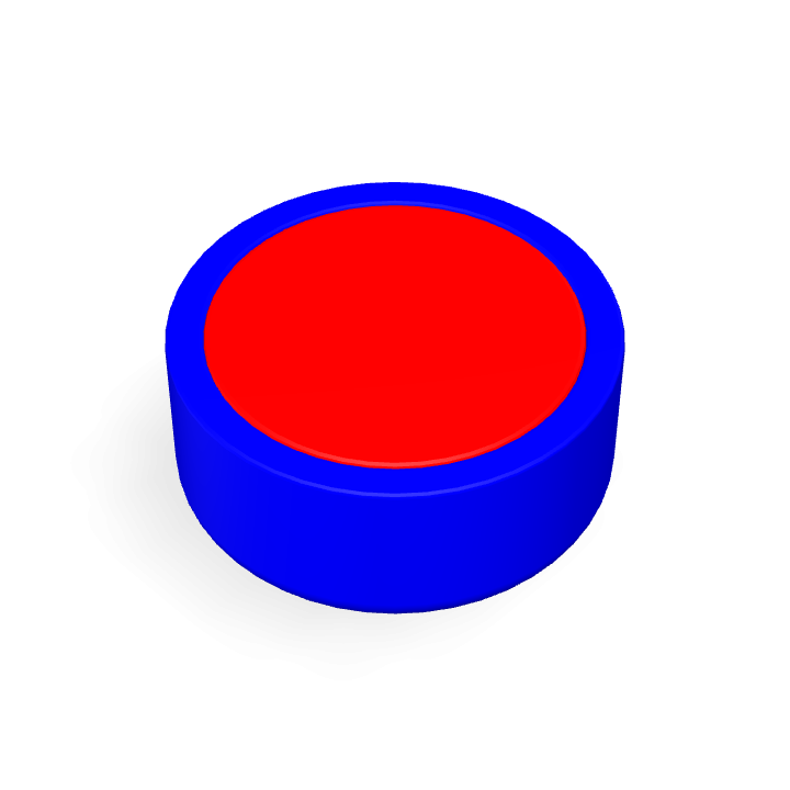 Pot Cap Neodymium Φ12mmX5mm