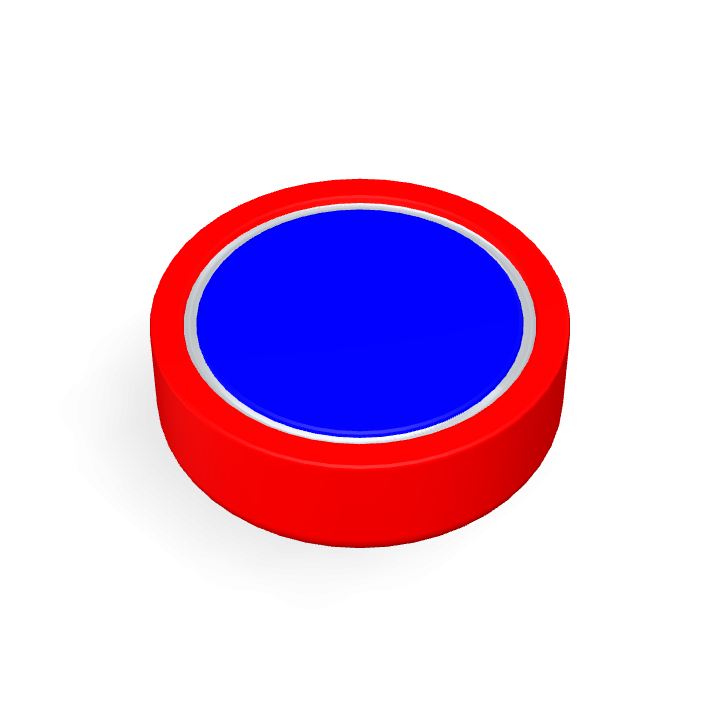 Pot Cap Neodymium Φ25mmX8mm