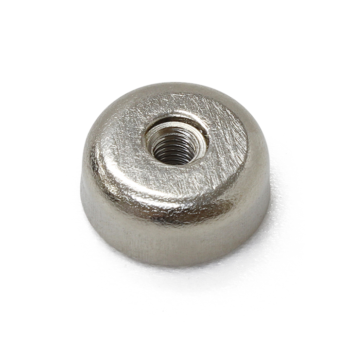 Pot Cap Neodymium Φ12mmX5mm/M3 Internal thread
