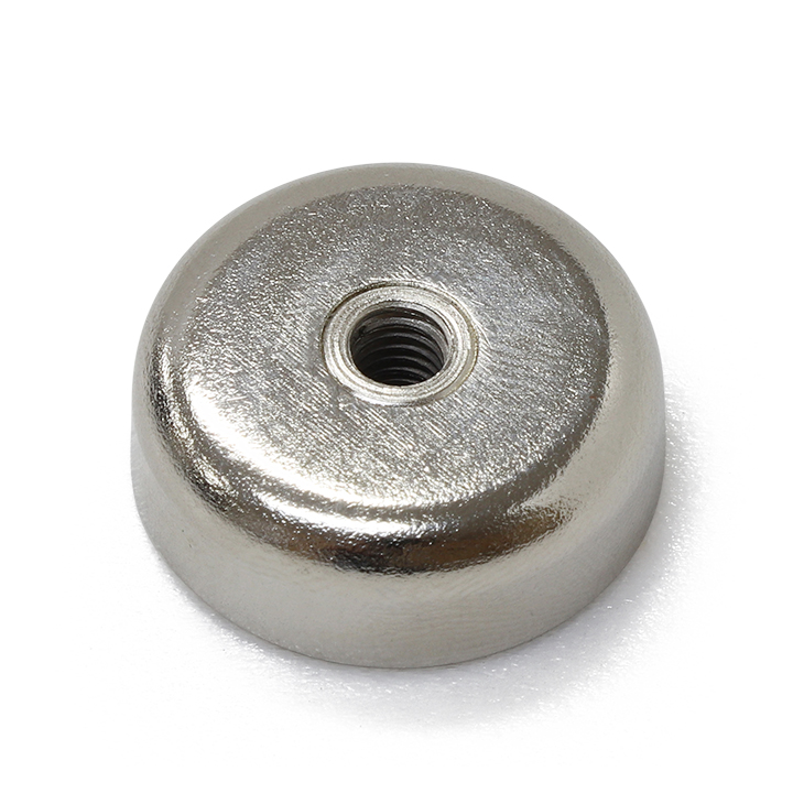 Pot Cap Neodymium Φ20mmX7mm/M4 Internal thread