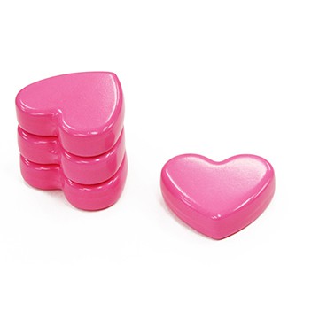 Colour Magnet Hart 26mmX8mm Pink