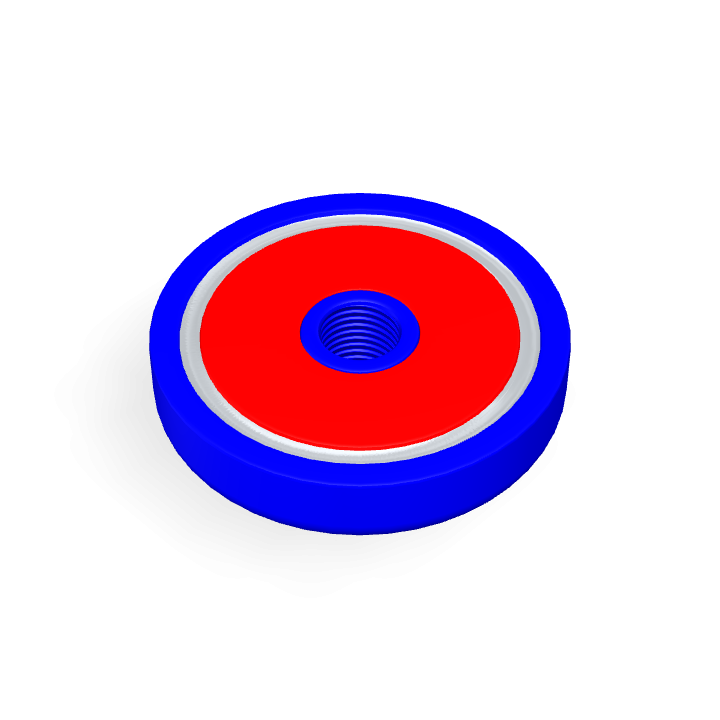 Pot Cap Neodymium Φ42mmX9mm/M8 Internal thread