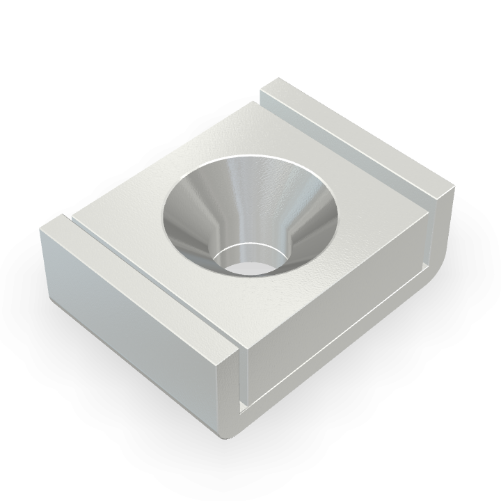 Pot Cap Neodymium 10mmX13.5mmX5mm/M3 Countersunk