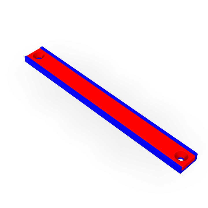 Pot Cap Neodymium 120mmX13.5mmX5mm/M3 Countersunk