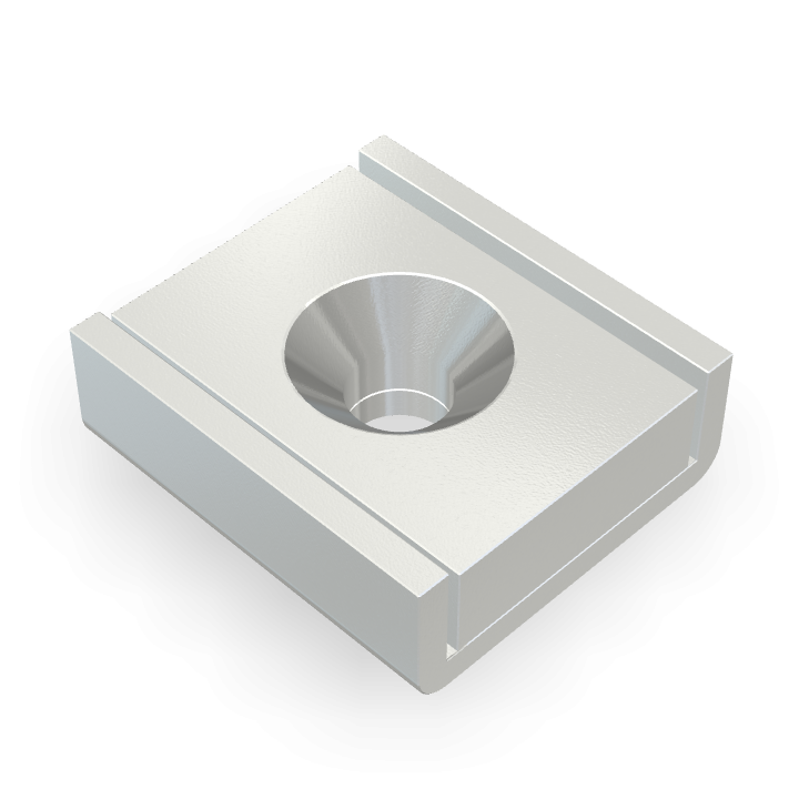 Pot Cap Neodymium 15mmX13.5mmX5mm/M3 Countersunk