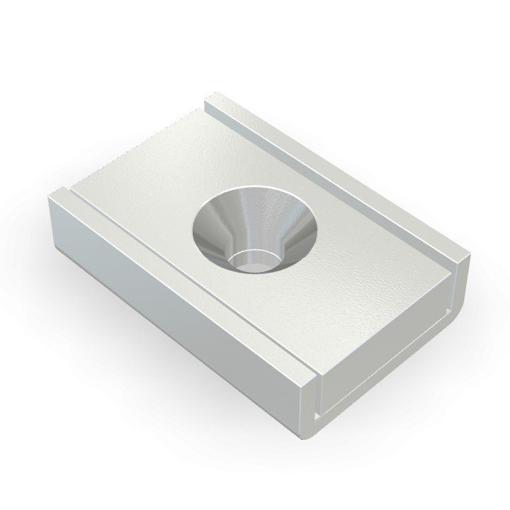 Pot Cap Neodymium 20mmX13.5mmX5mm/M3 Countersunk