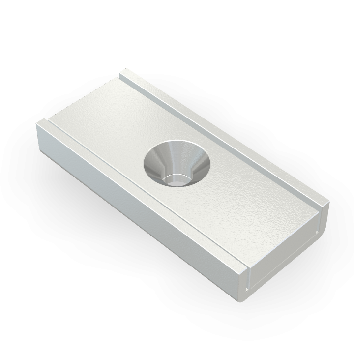 Pot Cap Neodymium 30mmX13.5mmX5mm/M3 Countersunk