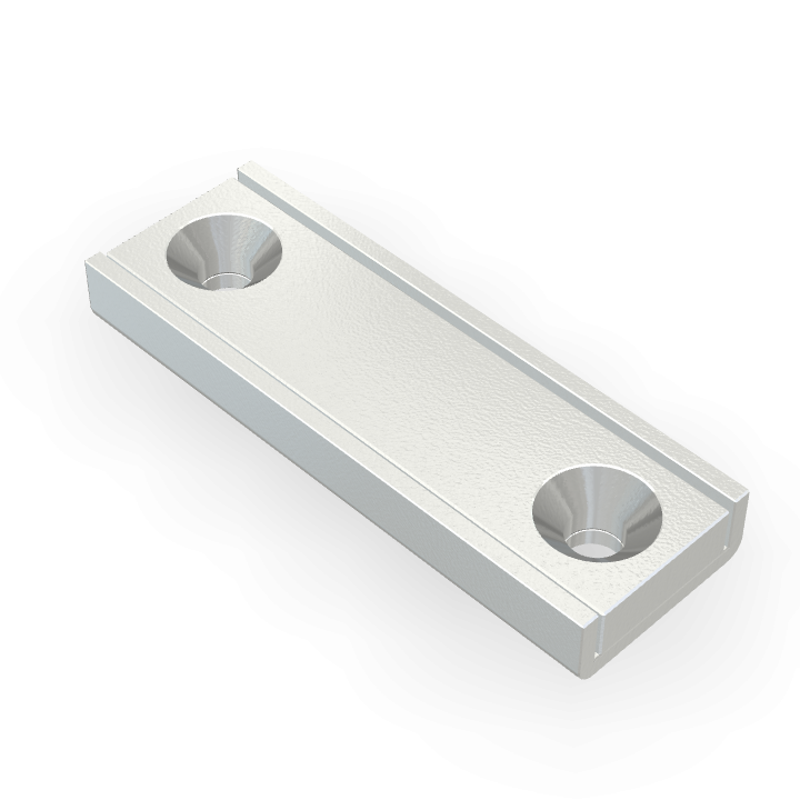 Pot Cap Neodymium 40mmX13.5mmX5mm/M3 Countersunk