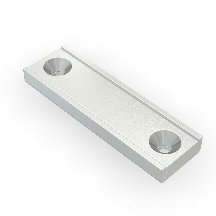 Pot Cap Neodymium 45mmX13.5mmX5mm/M3 Countersunk