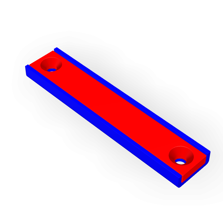 Pot Cap Neodymium 65mmX13.5mmX5mm/M3 Countersunk