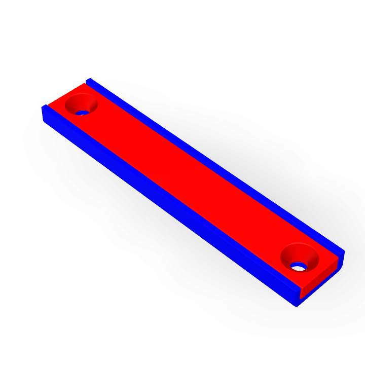 Pot Cap Neodymium 70mmX13.5mmX5mm/M3 Countersunk