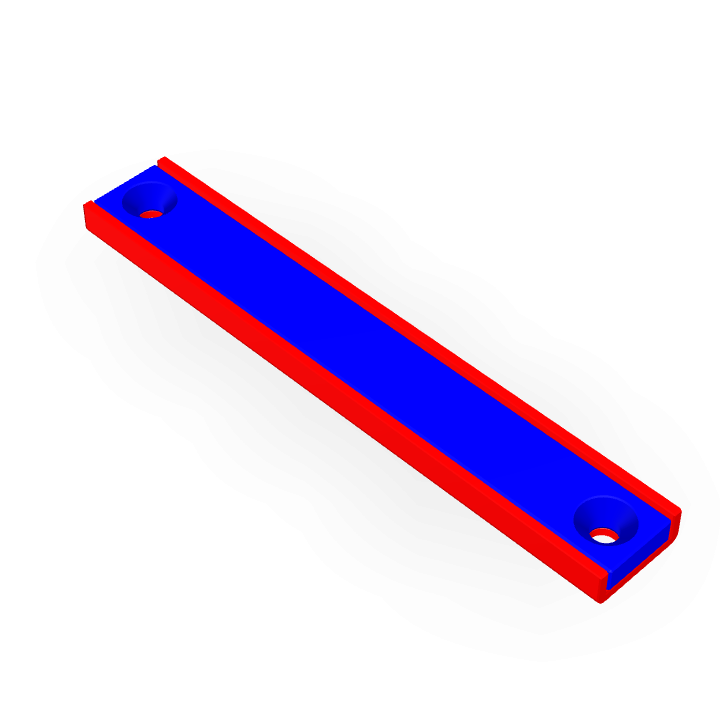 Pot Cap Neodymium 85mmX13.5mmX5mm/M3 Countersunk