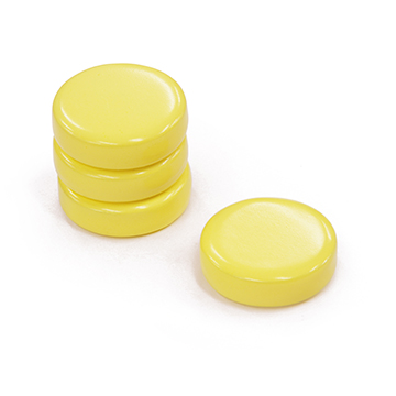 Colour Magnet Φ24.6mmX7mm Yellow