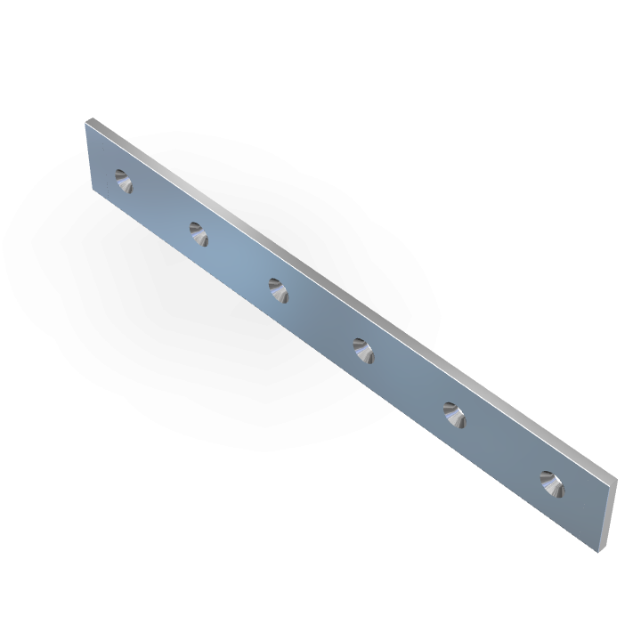 Bracket Plate W300mmXH40mmXT5mm