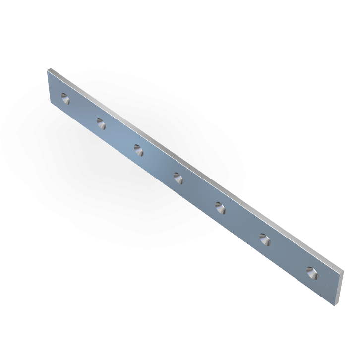 Bracket Plate W350mmXH40mmXT5mm