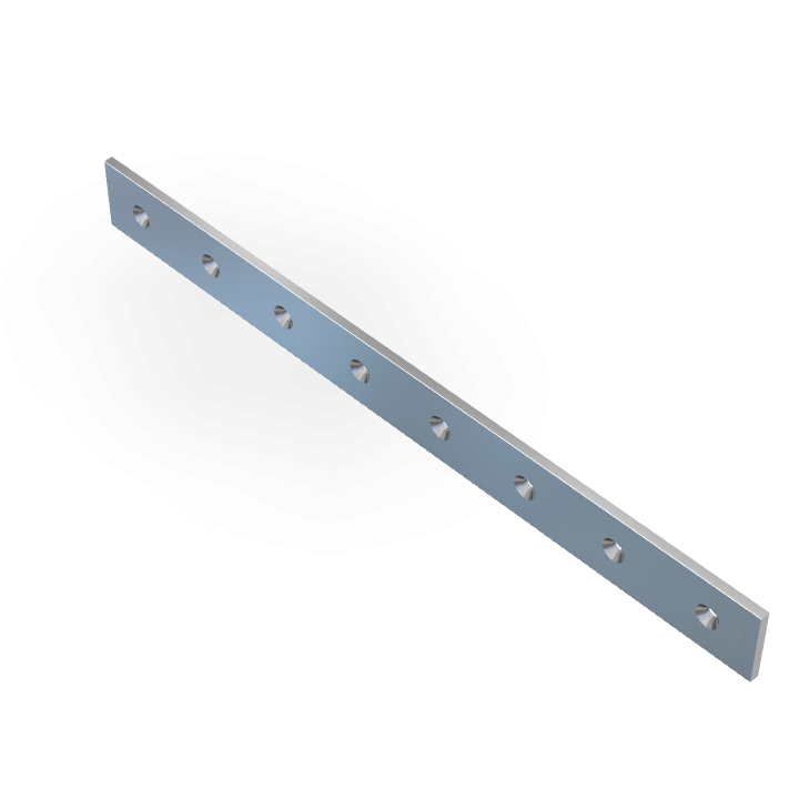 Bracket Plate W400mmXH40mmXT5mm