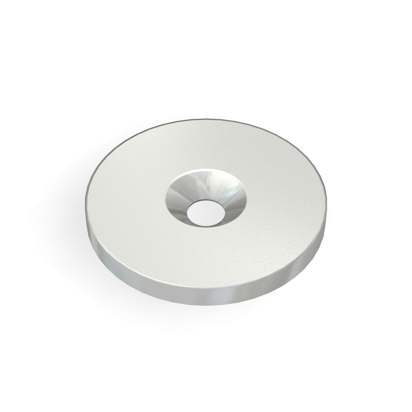 Magnetic Yoke Φ20mmXΦ3.2mmX2mm/M3 Countersunk