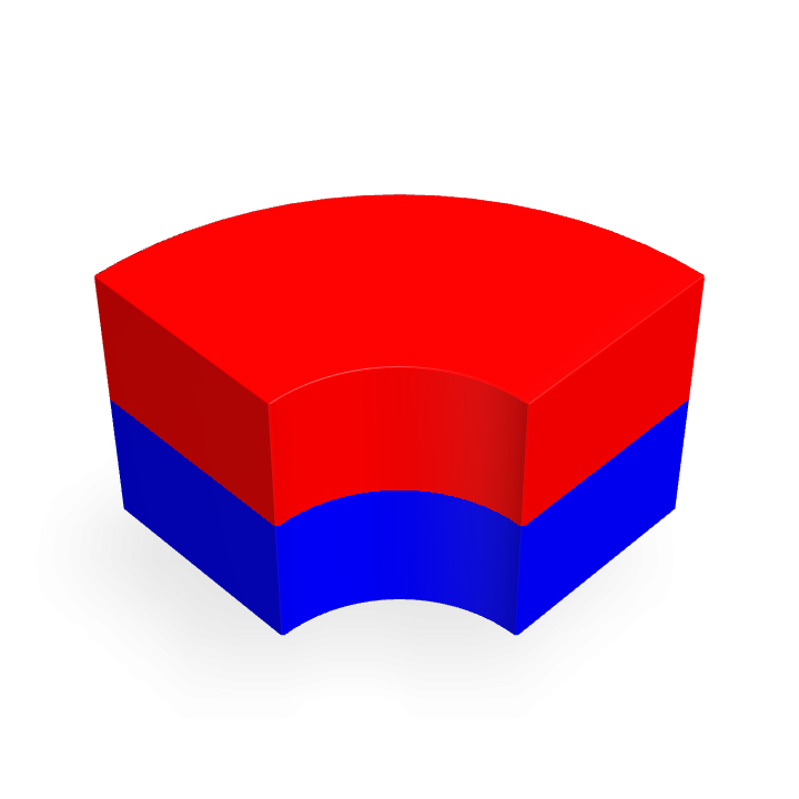 Neodymium R25mmXr10mmXH20mmXA90rad