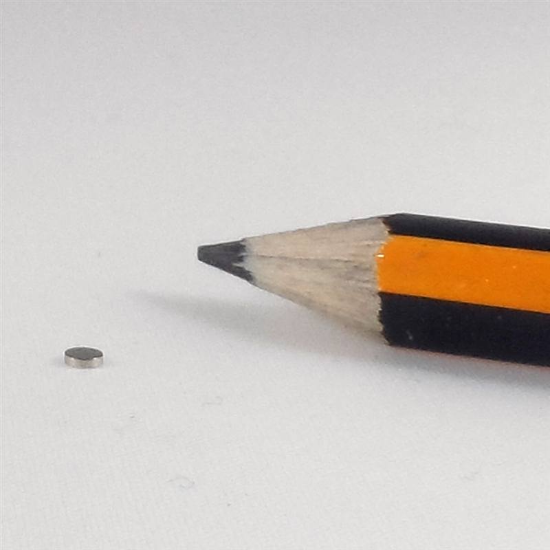 Neodymium Φ2mmX0.5mm
