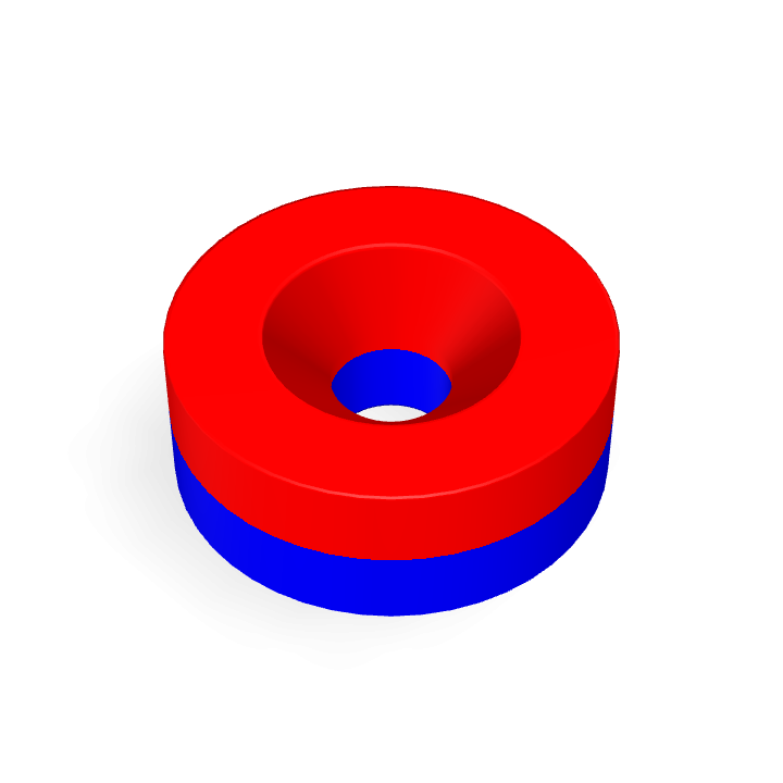 Neodymium Φ8mmXΦ2.2mmX3mm/M2