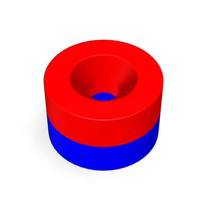 Neodymium Φ8mmXΦ2.2mmX5mm/M2