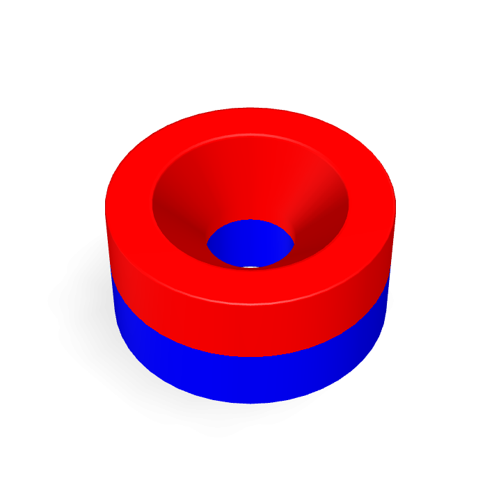 Neodymium Φ10mmXΦ3.2mmX5mm/M3