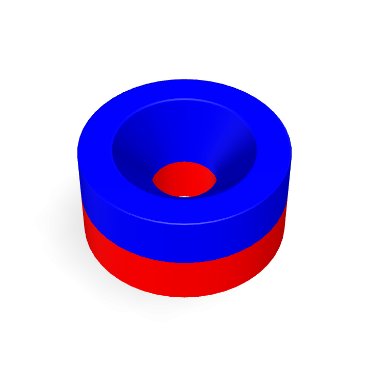 Neodymium Φ10mmXΦ3.2mmX5mm/M3