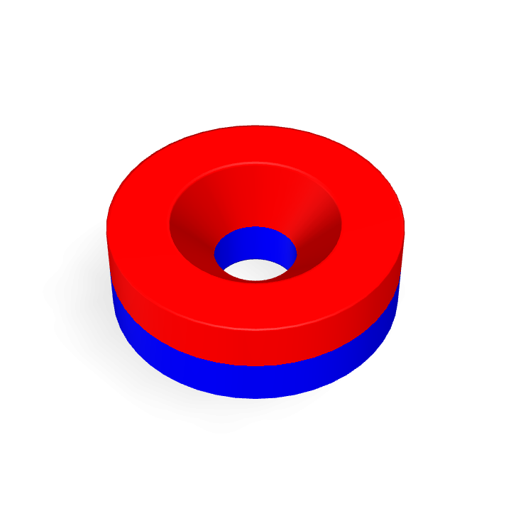 Neodymium Φ15mmXΦ4.3mmX5mm/M4