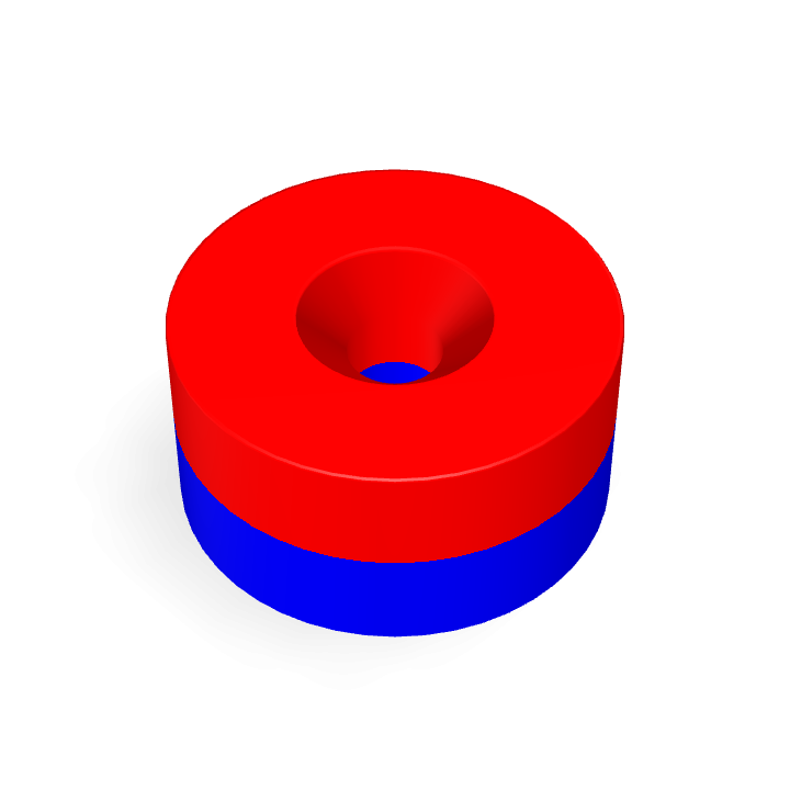 Neodymium Φ20mmXΦ4.3mmX10mm/M4