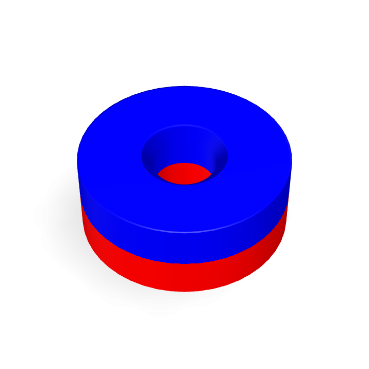 Neodymium Φ5mmXΦ1.5mmX2mm/M1.4