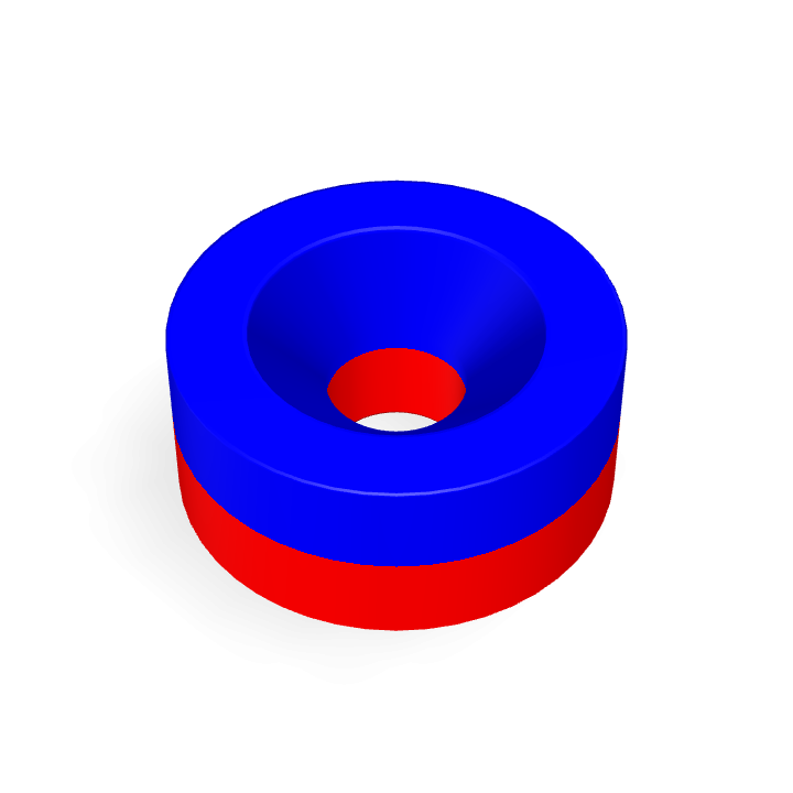 Neodymium Φ7mmXΦ2.2mmX3mm/M2