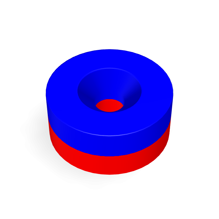 Neodymium Φ9mmXΦ2.2mmX4mm/M2