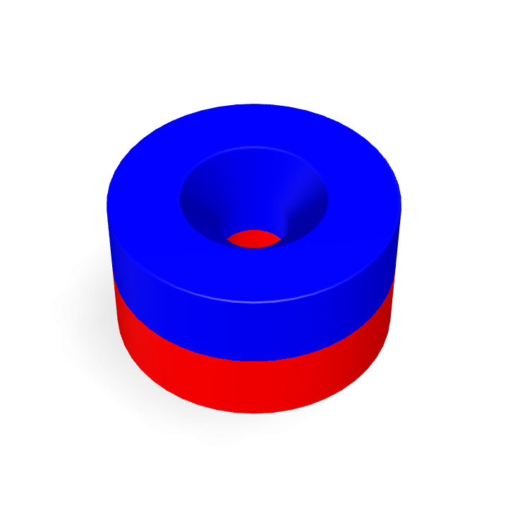 Neodymium Φ9mmXΦ2.2mmX5mm/M2