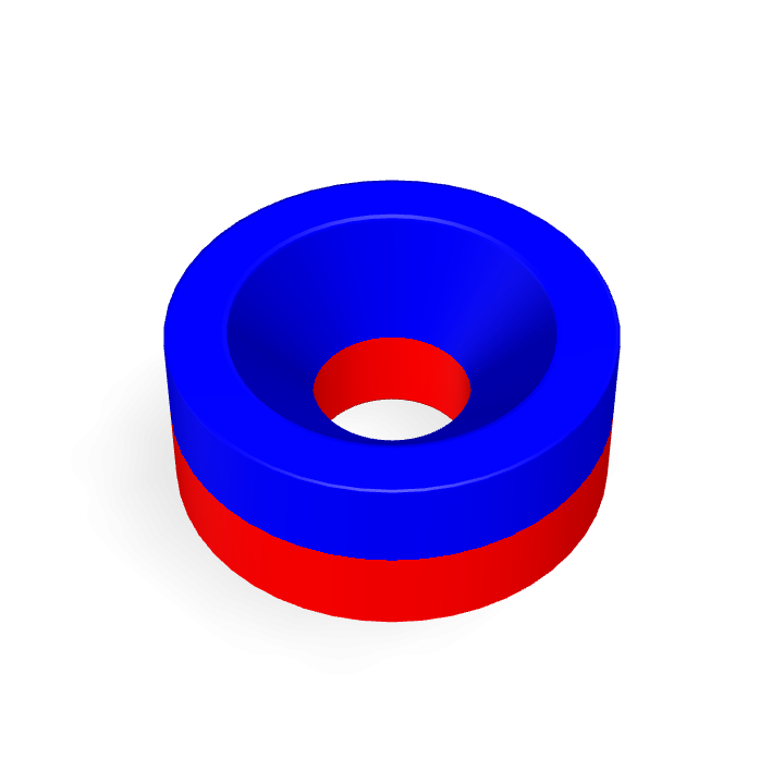 Neodymium Φ12mmXΦ4.3mmX5mm/M4